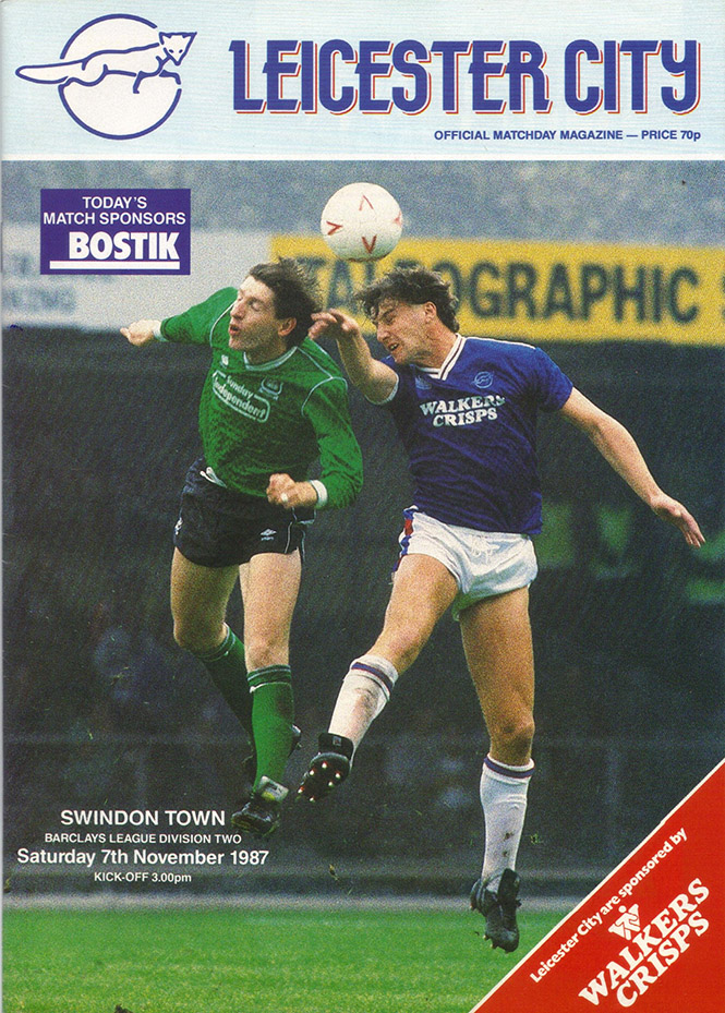 <b>Saturday, November 7, 1987</b><br />vs. Leicester City (Away)